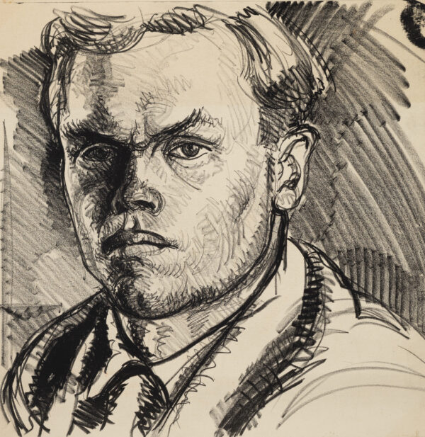 A portrait of the artist Henry Varnum Poor.