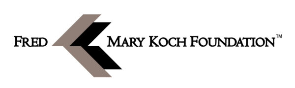 logo with a stylized K between Fred and Mary Koch,. Log read Fred and Mary Koch Foundation