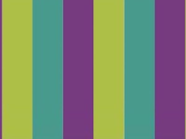 Color bars of green, teal and purple