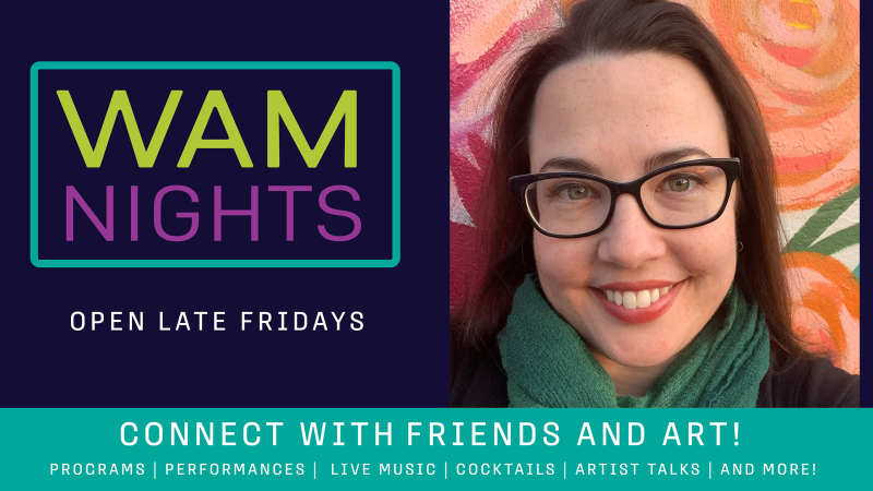 WAM Nights graphic featuring Molly McFerson