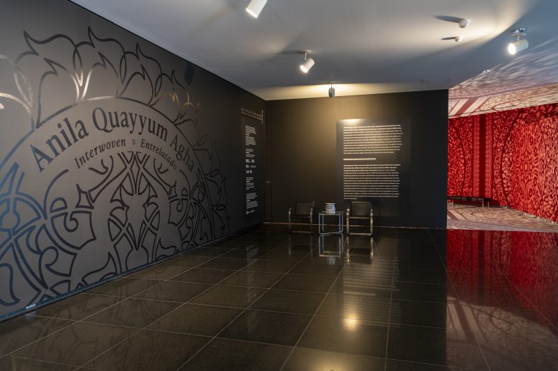 Anila Installation title wall