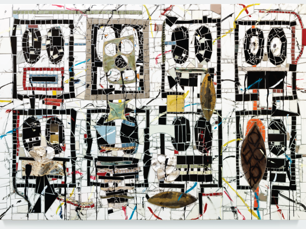 alt= Rashid Johnson, 'Broken Crowd 