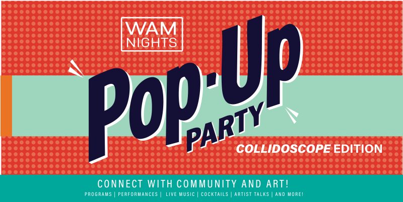 alt= Pop Up Party: Collidoscope edition banner