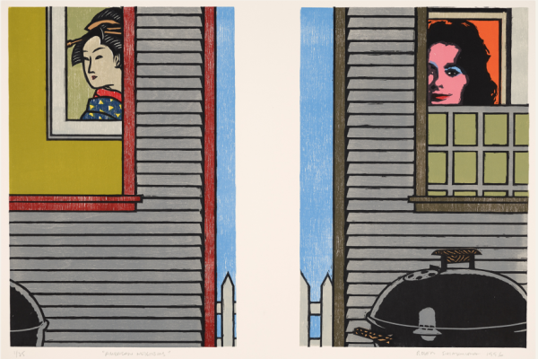 alt= Artwork: Shimomura, Roger Y. (American, born 1939), American Neighbors,