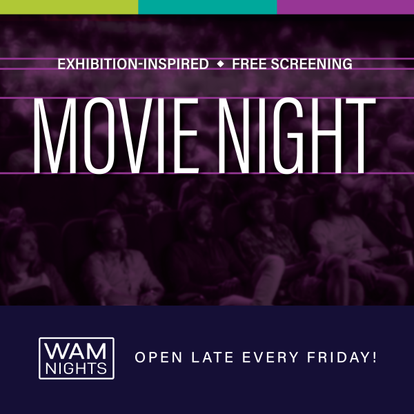alt= WAM Nights: Movie Night banner