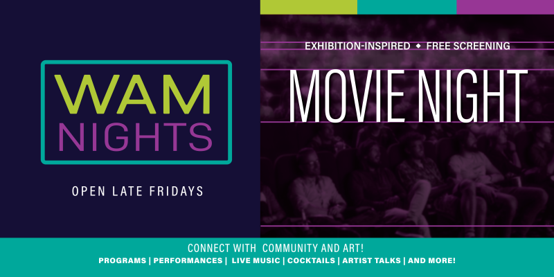 alt= WAM Nights: Movie Night banner