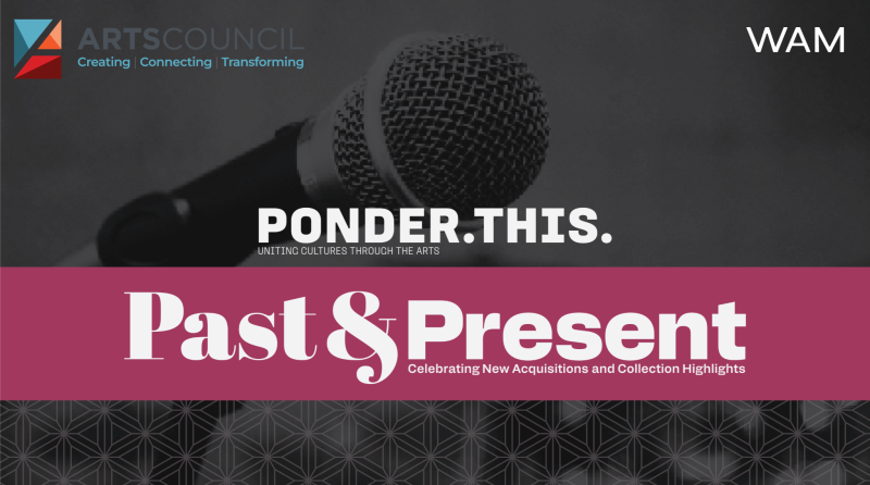 alt= gray background with image of a microphone, reads