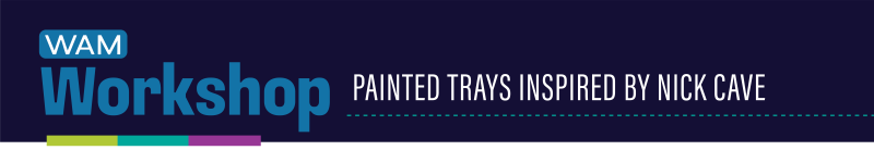 alt= Navy Blue banner, reads
